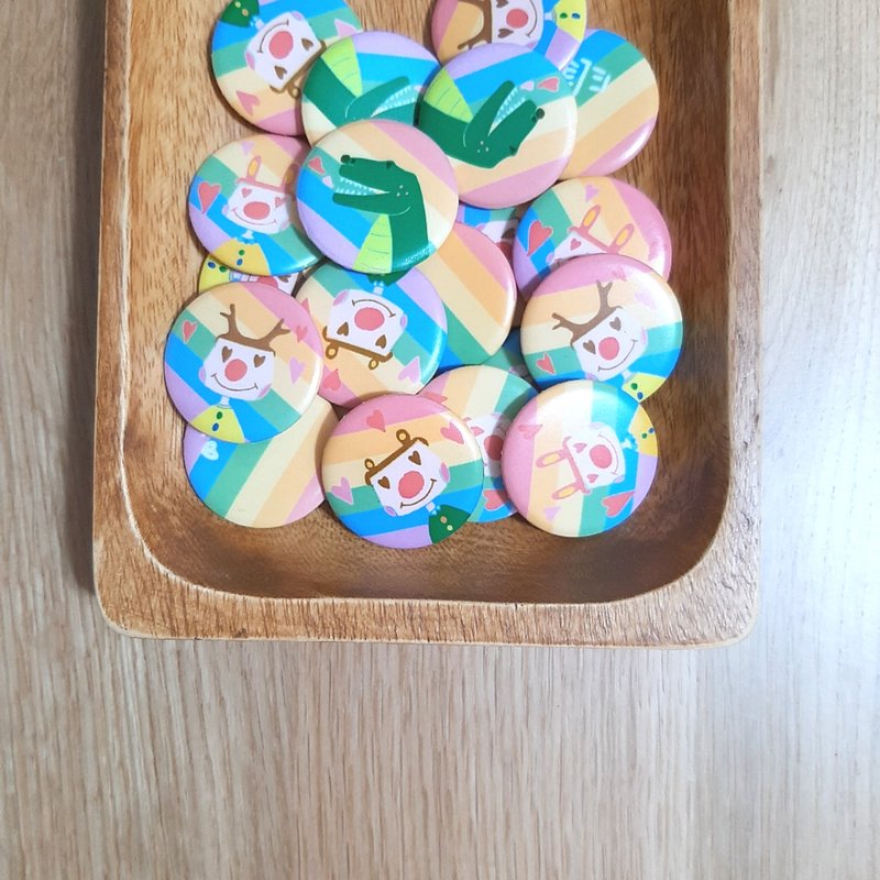 |徽章磁铁|我的彩虹动物(六款) - 冰箱贴/磁贴 - 防水材质 多色