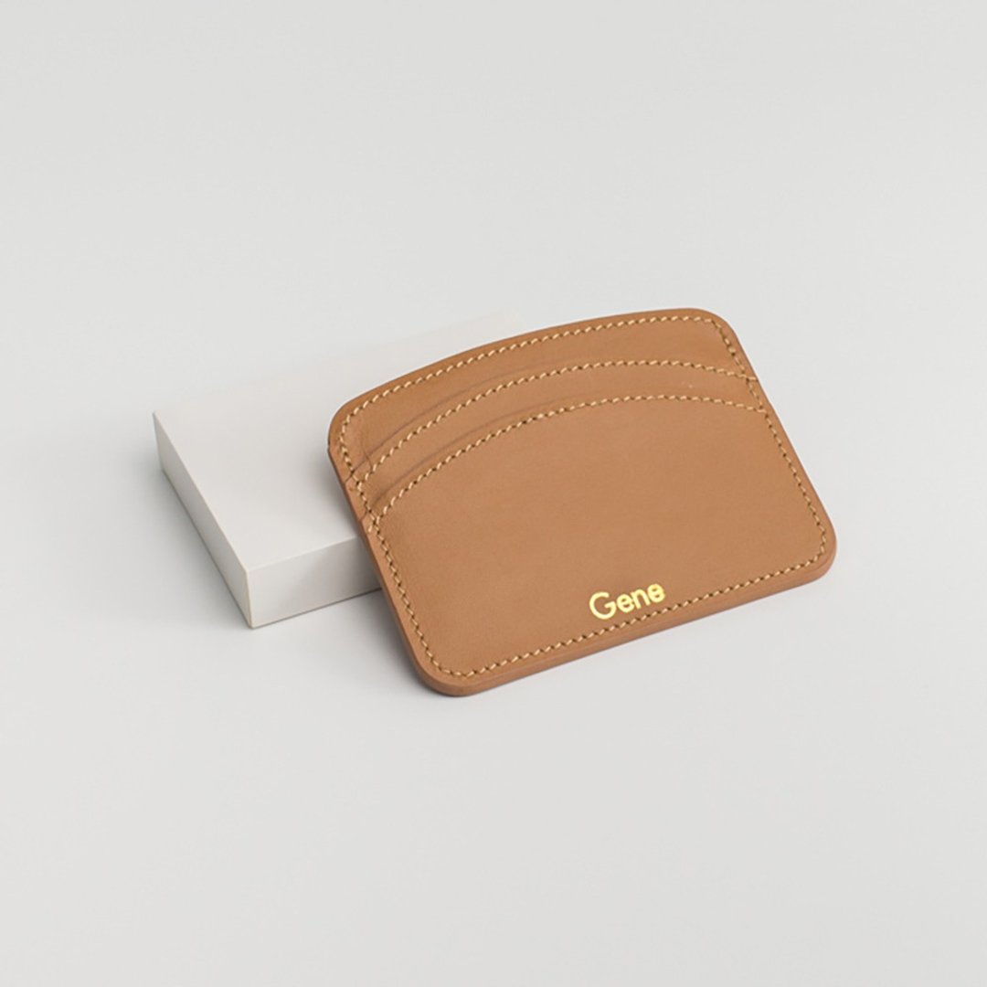 ARCH 2.0 card holder in Light tan - 皮夹/钱包 - 真皮 咖啡色
