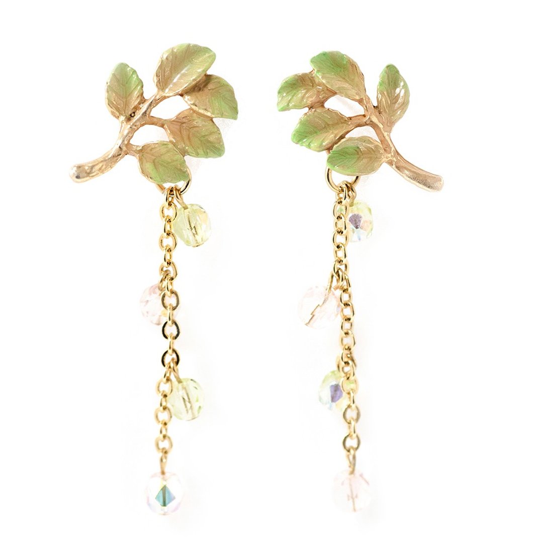 Sunshine Sunshine Earrings Shimmering Sunshine PA525 - 胸针 - 其他金属 绿色