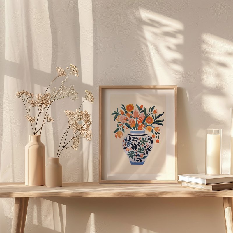 盛开的秘密 Blooming Secret / 童话花卉插画海报 挂画 - 海报/装饰画/版画 - 纸 