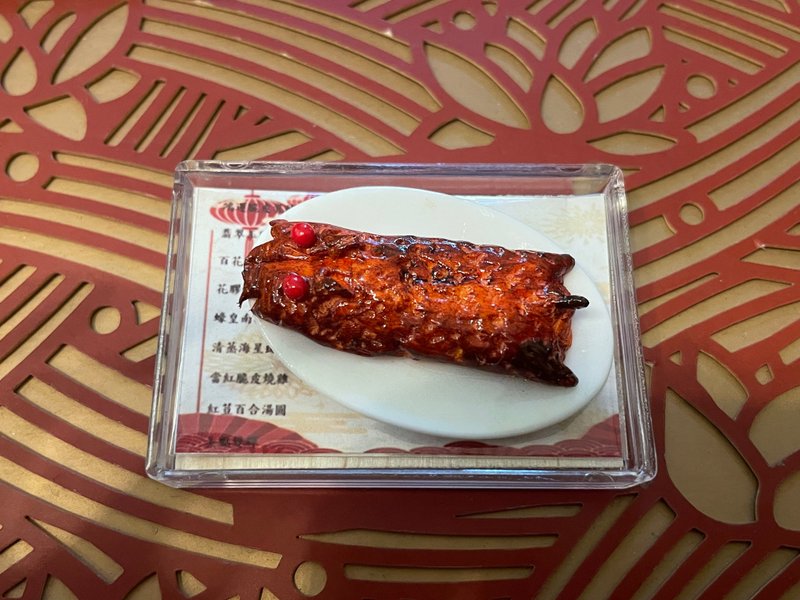 迷你袖珍中菜鸿运脆皮乳猪 - 摆饰 - 其他材质 