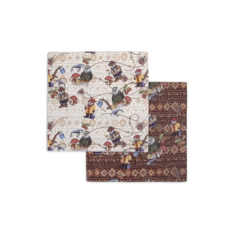 Filter017 Mix Badger Square / 米斯獾方巾 - 其他 - 棉．麻 