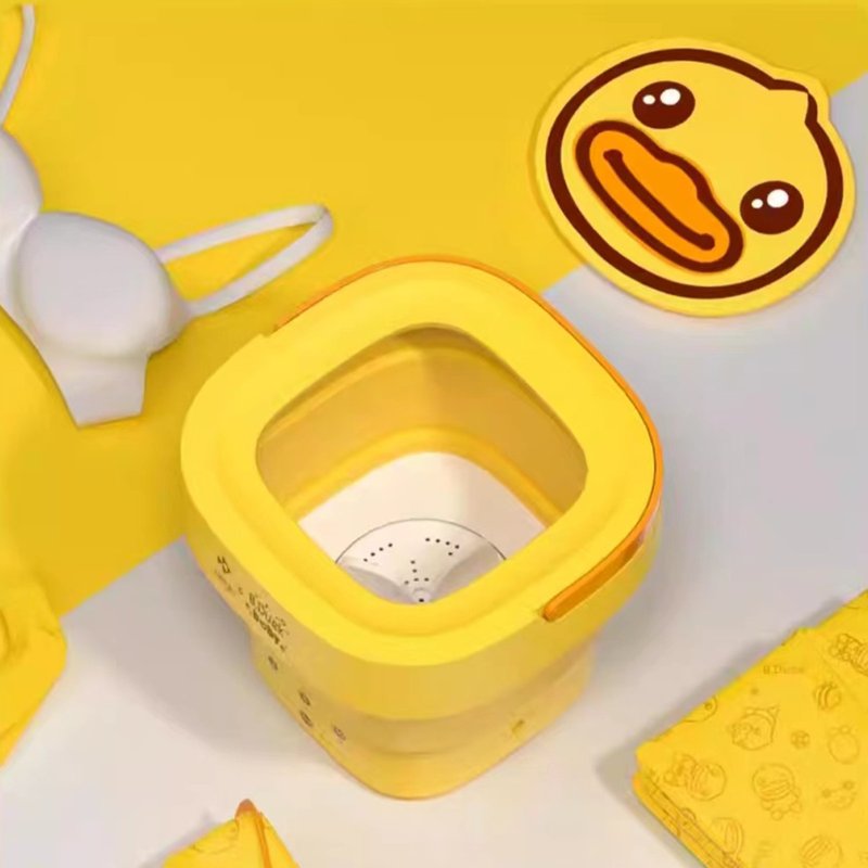【免运】B.duck小黄鸭迷你折叠洗衣机摩鱼B.duck Mini01-E - 数码小物 - 其他材质 黄色