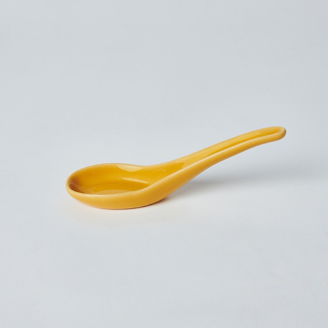 KOGA 许家陶器品 陶质汤匙 (窑黄) - 餐刀/叉/匙组合 - 陶 橘色
