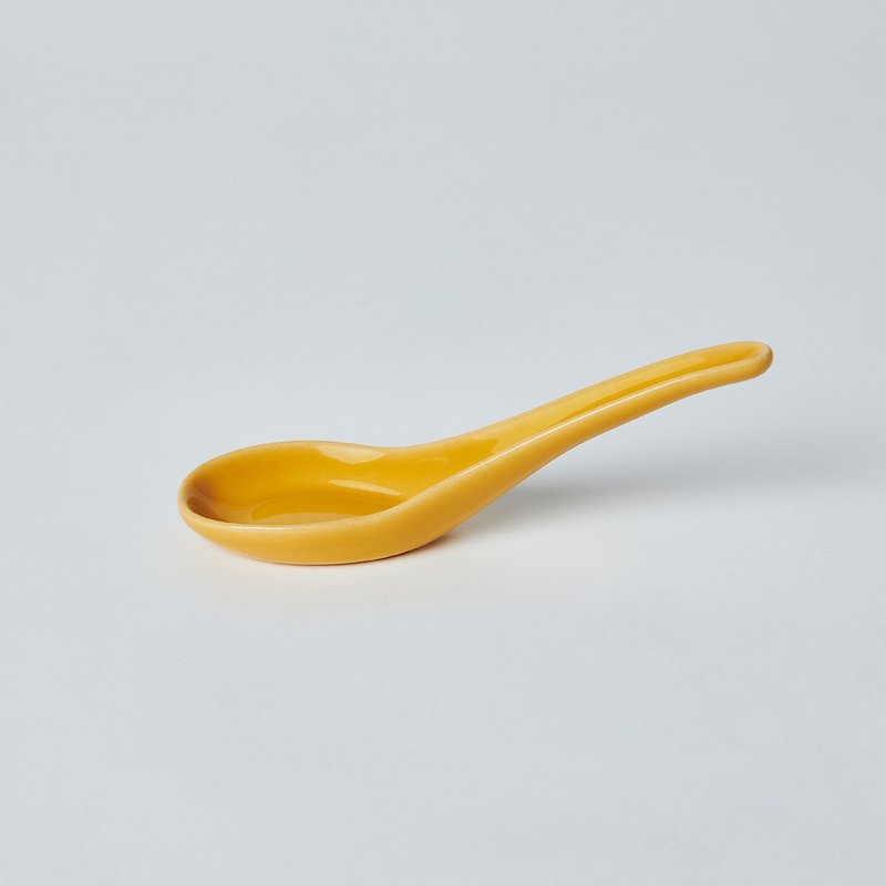 KOGA 许家陶器品 陶质汤匙 (窑黄) - 餐刀/叉/匙组合 - 陶 橘色