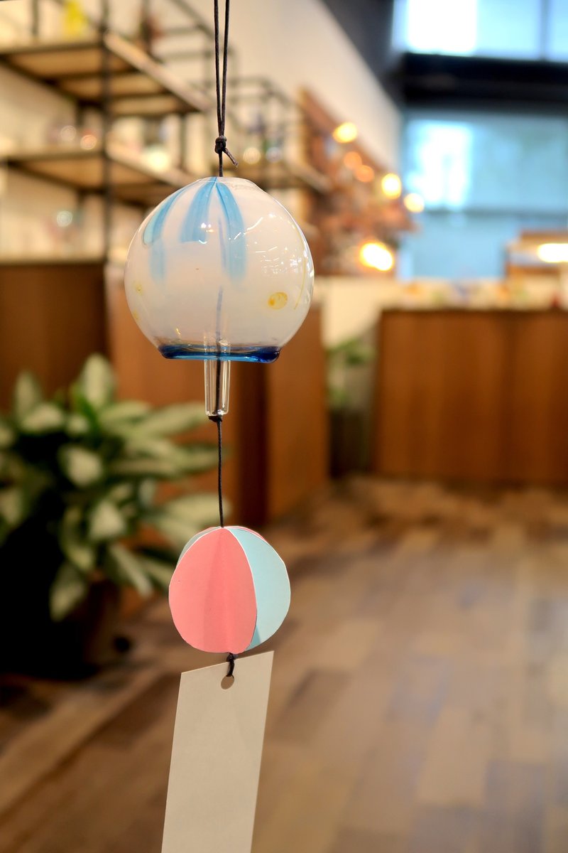 日式风铃-夏日微风 | 玻璃炽造 工坊手作 - 摆饰 - 玻璃 多色