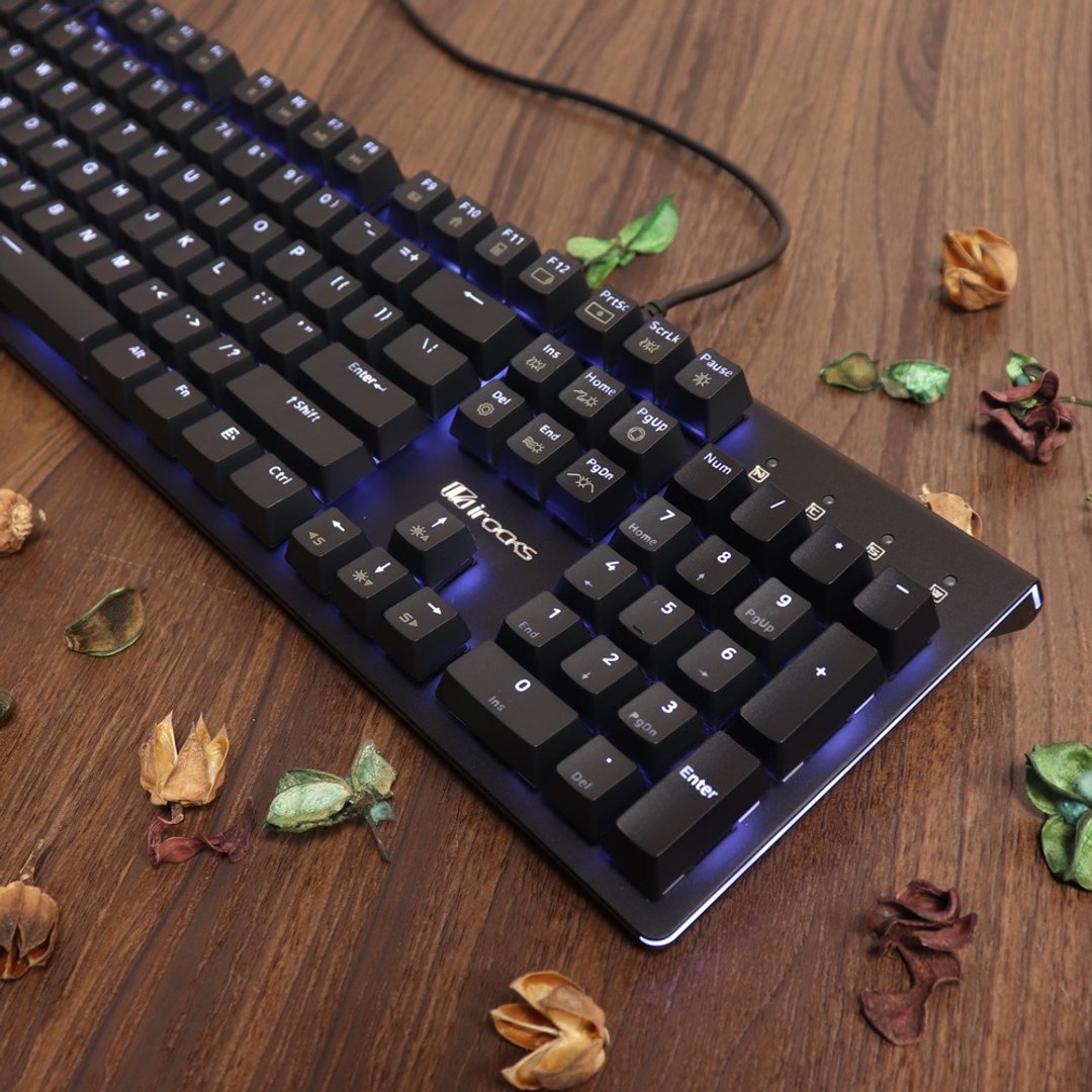 irocks K75M PBT 黑色上盖 单色背光 机械式键盘 注音版 - 电脑配件 - 其他材质 