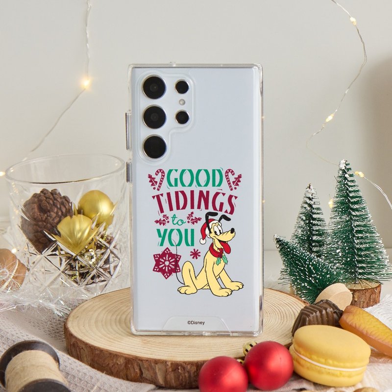Disney经典-布鲁托的圣诞祝福防摔透明SAMSUNG手机壳 - 手机壳/手机套 - 塑料 多色