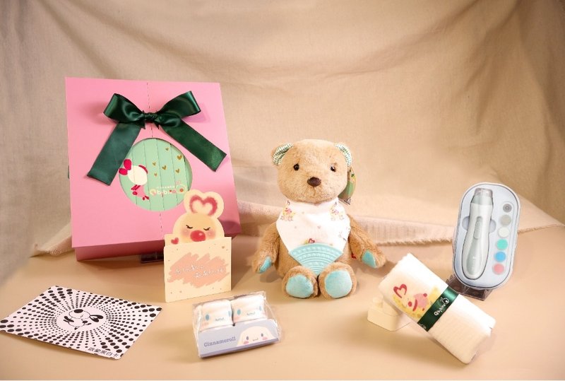 【定制】首屈一指–磨甲器&止滑袜&万用巾&玩偶 弥月礼盒 - 满月礼盒 - 其他材质 多色