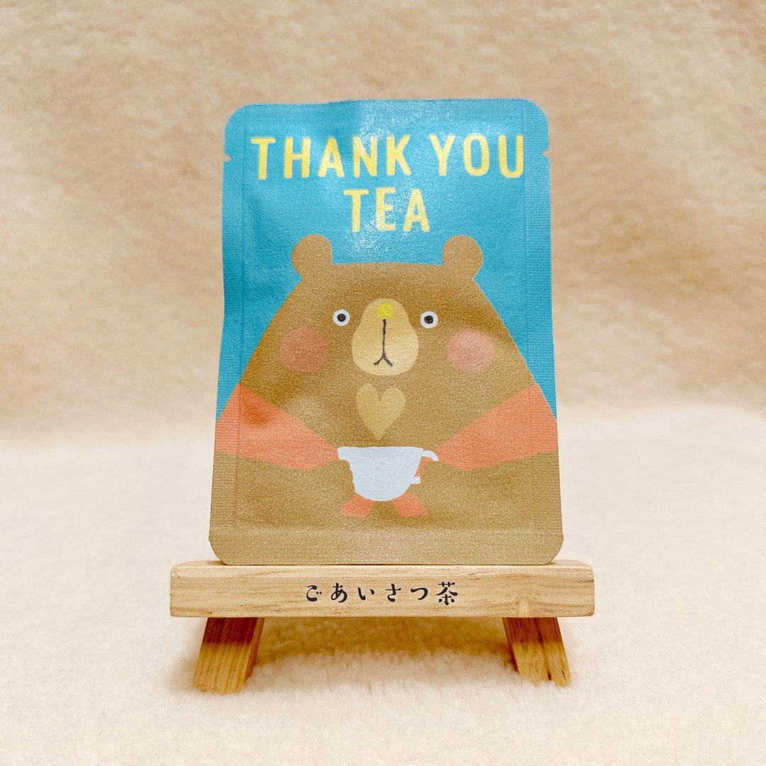 问候茶包_THANK YOU TEA 熊之助_京都玉露円缘茶1包入 - 茶 - 纸 多色