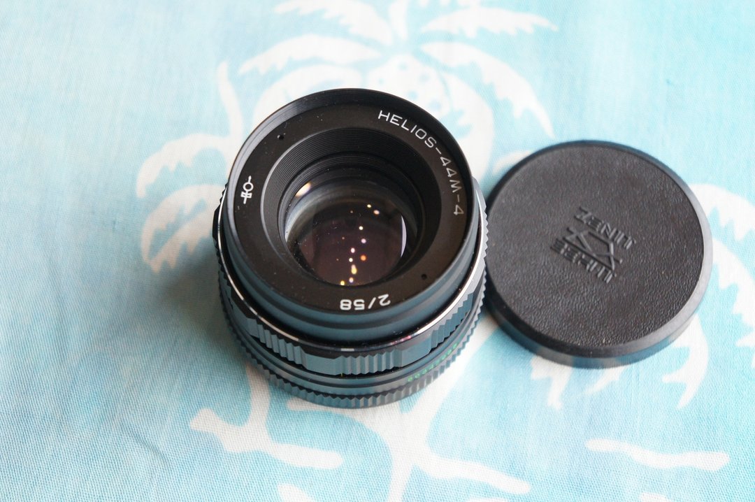HELIOS-44M-4 镜头 F2 58mm 适用于 M42 ZENIT PENTAX Canon Nikon - 相机 - 其他材质 