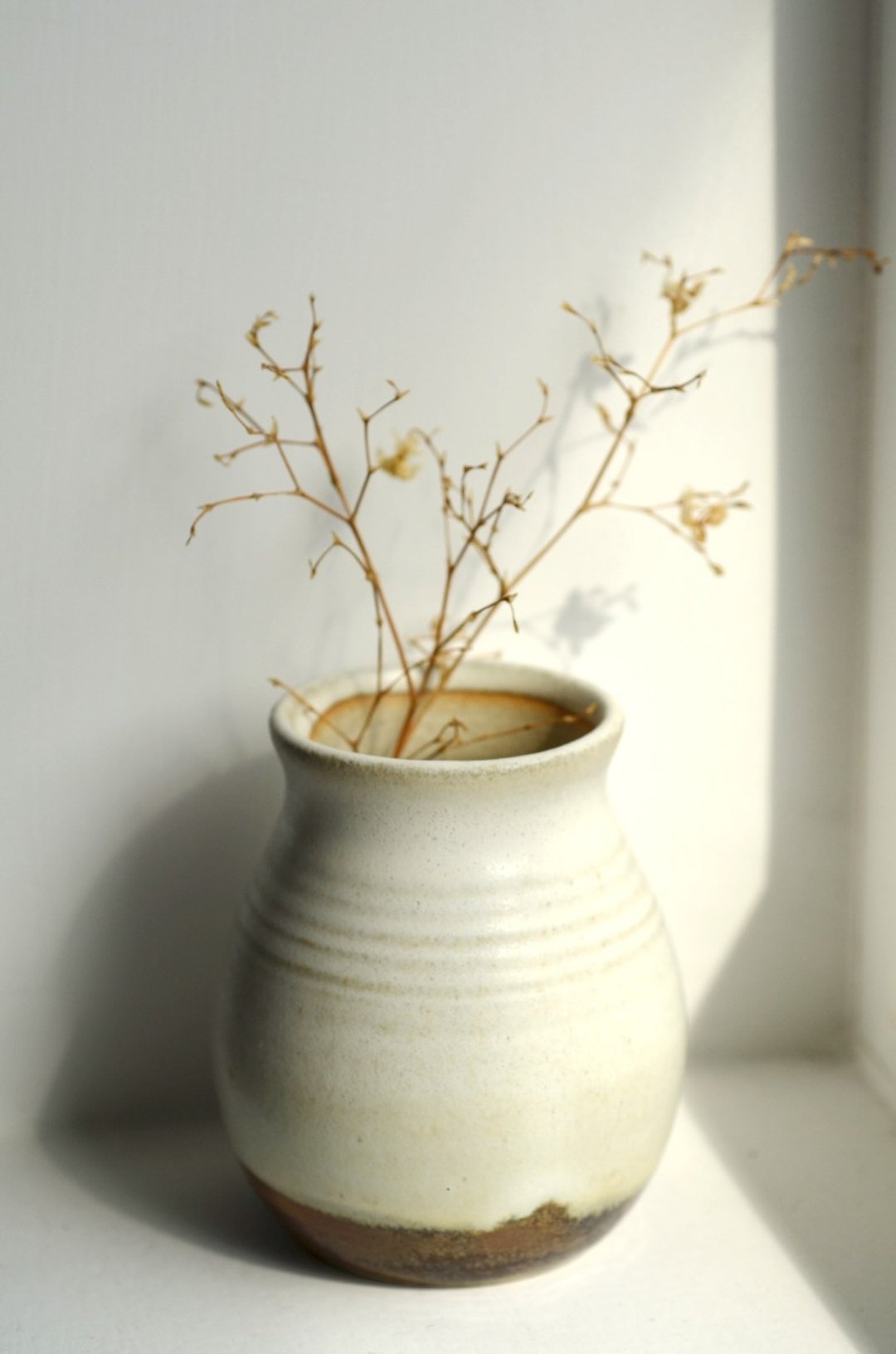 陶瓶 | 奶白 - 花瓶/陶器 - 陶 白色