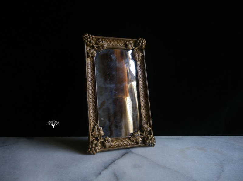 【老时光 OLD-TIME】早期欧洲铜制小桌镜*限bonnevie下标* - 摆饰 - 其他材质 多色