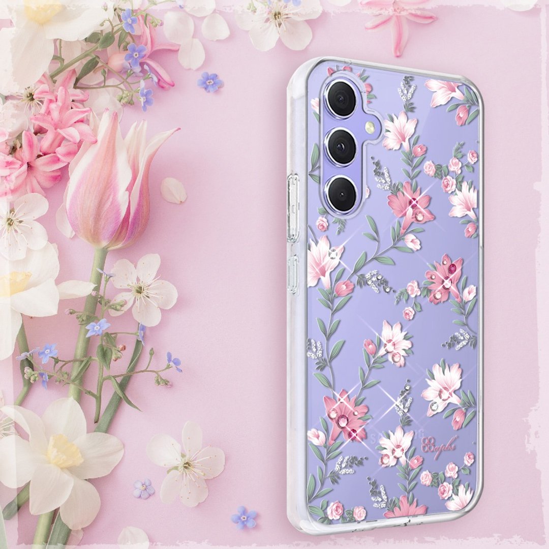Samsung Galaxy A55/A54/A53/A35 轻薄军规防摔水晶壳-粉剑兰 - 手机壳/手机套 - 其他材质 多色