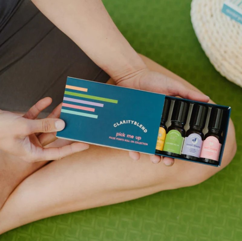 圣诞礼盒精选 | 英国Clarity Blend 精油滚珠礼盒套装 - 香薰/精油/线香 - 精油 蓝色