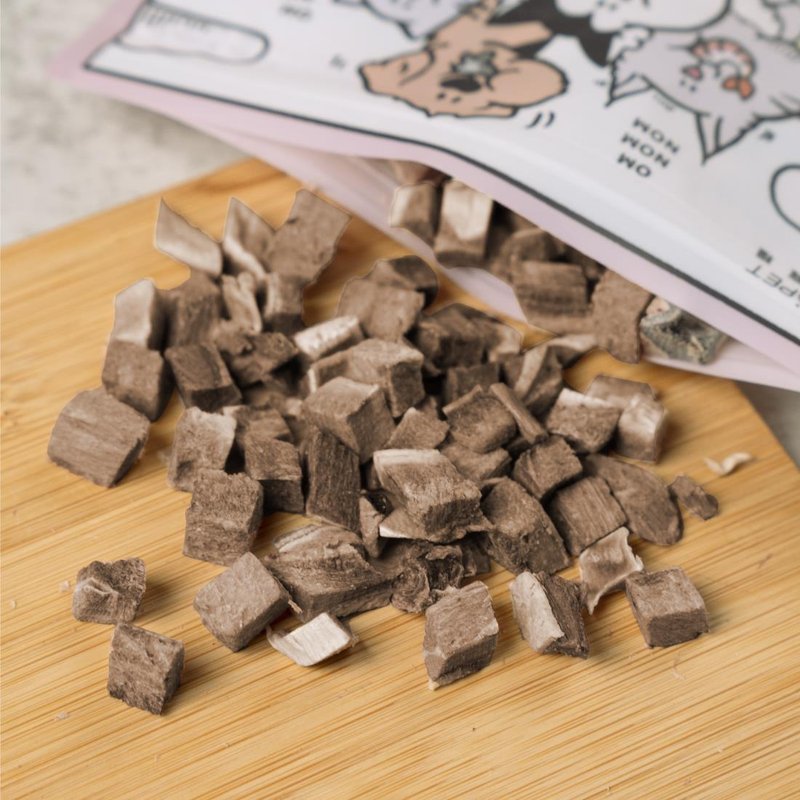 满嘴块肉冻干 - 特选牛舌丁50g - 零食/点心 - 新鲜食材 