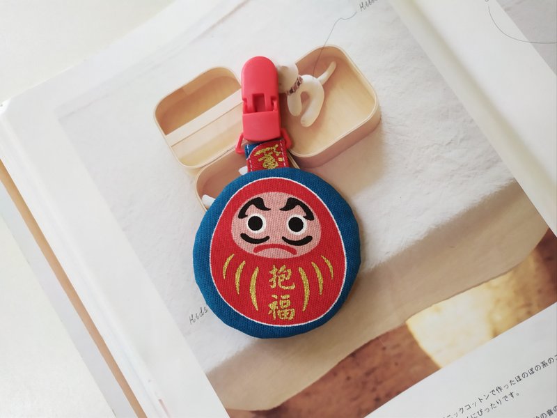 【5日内出货】抱福 平安符袋 弥月礼物 平安符袋 香火袋  达摩 - 围嘴/口水巾 - 棉 