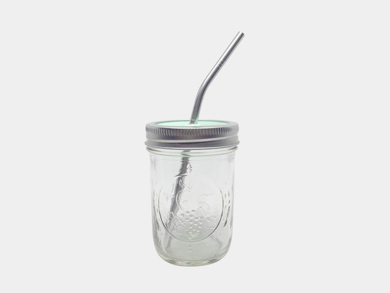 Ball Mason Jars - 8oz儿童环保饮料组 - 咖啡杯/马克杯 - 玻璃 
