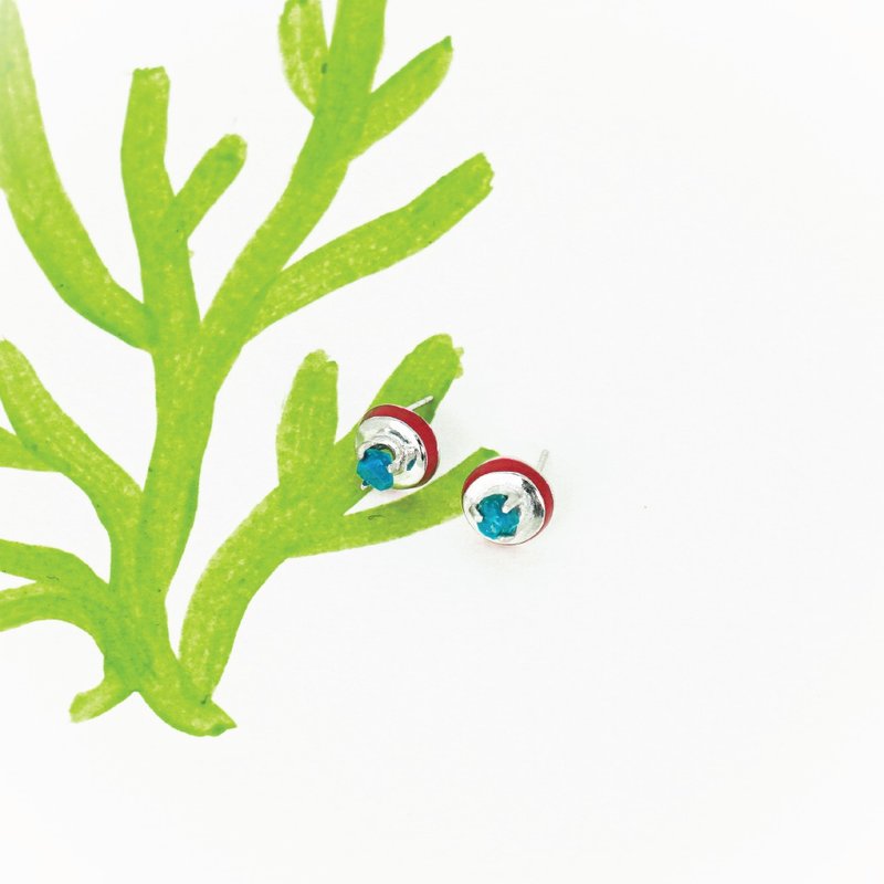 Circle Color Earrings - 戒指 - 其他材质 