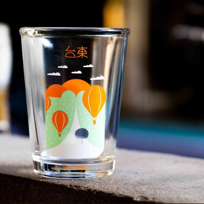 台湾城市纪念啤酒杯/玻璃杯(台东) 台湾纪念品/礼物 - 玻璃杯 - 玻璃 