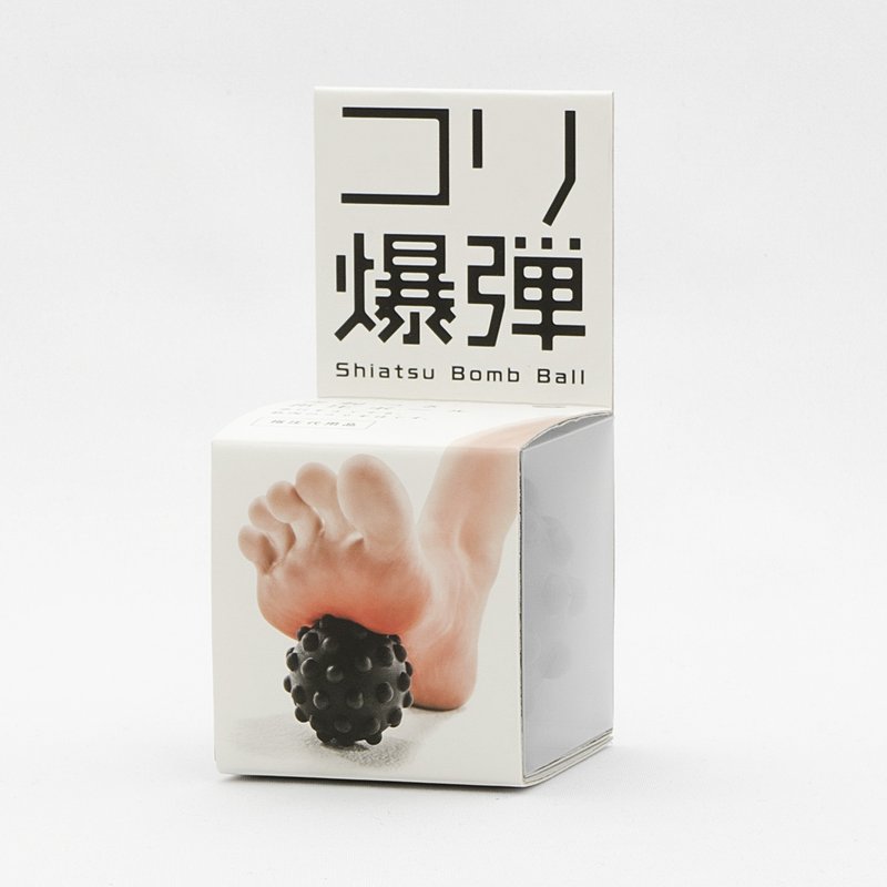 日本Erugam爆弹筋膜球 按摩球 运动用品 健身器材 礼物 - 运动/健身用品 - 塑料 黑色