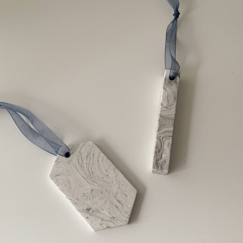 大理石扩香片 - 香薰/精油/线香 - 树脂 