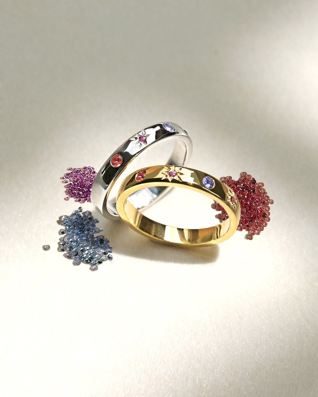 【雙 11 限定】Simply and Shine Ring : Sunset Edition - 戒指 - 纯银 金色