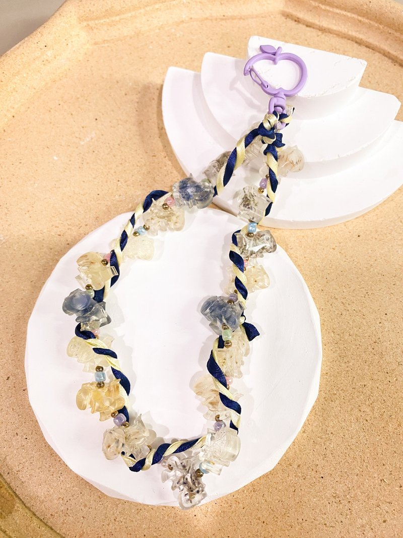 恐龙仔手机绳 - 手机配件 - 树脂 蓝色