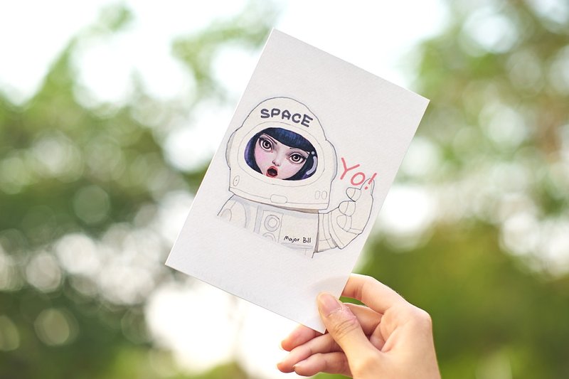 Kiddodog - Postcard - Major Bill - 卡片/明信片 - 纸 白色