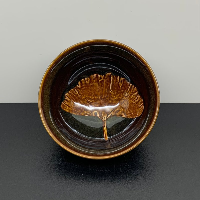 木叶天目 圆杯 80ml 邱毓宁 莺歌烧 B-01 - 茶具/茶杯 - 瓷 黑色