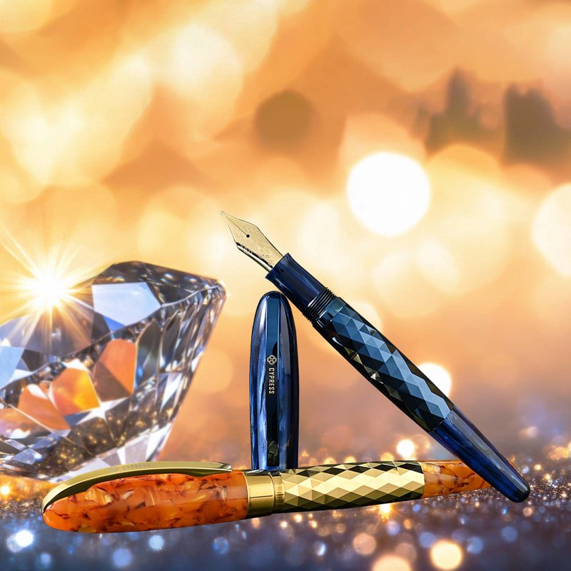 CYPRESS【金属雕刻 – 如钻闪耀 DS02】时尚设计 - 钢笔 - 其他金属 金色