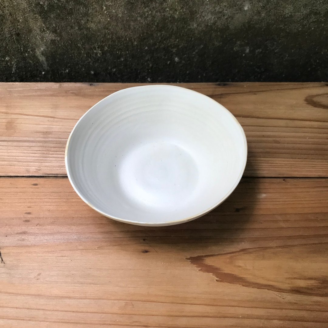 恒在 /竹土石山 chuhsienearth 13 白白的 饭碗 汤碗 茶碗 - 碗 - 陶 白色