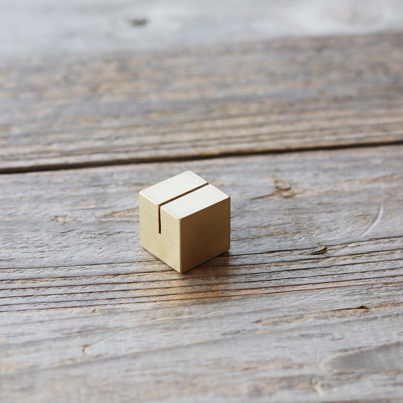 brass card stand - 浅碟/小碟子 - 铜/黄铜 金色
