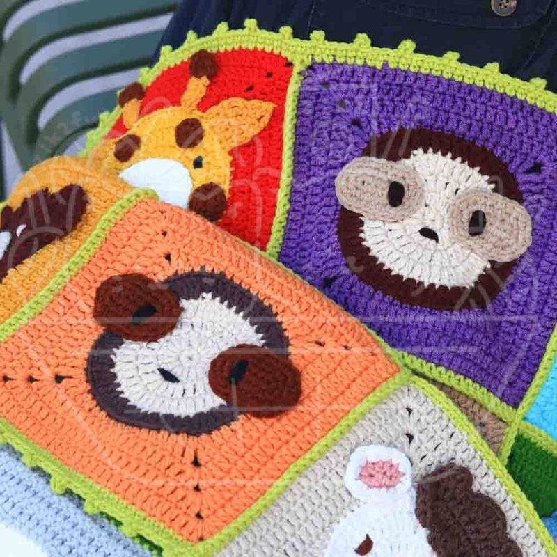 【影片教学+材料包】树獭织片 - 编织/刺绣/羊毛毡/裁缝 - 棉．麻 多色