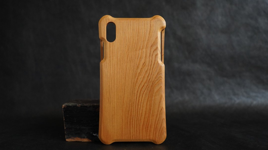 iPhone XS 系列 木制外壳 台湾桧木 - 手机壳/手机套 - 木头 橘色