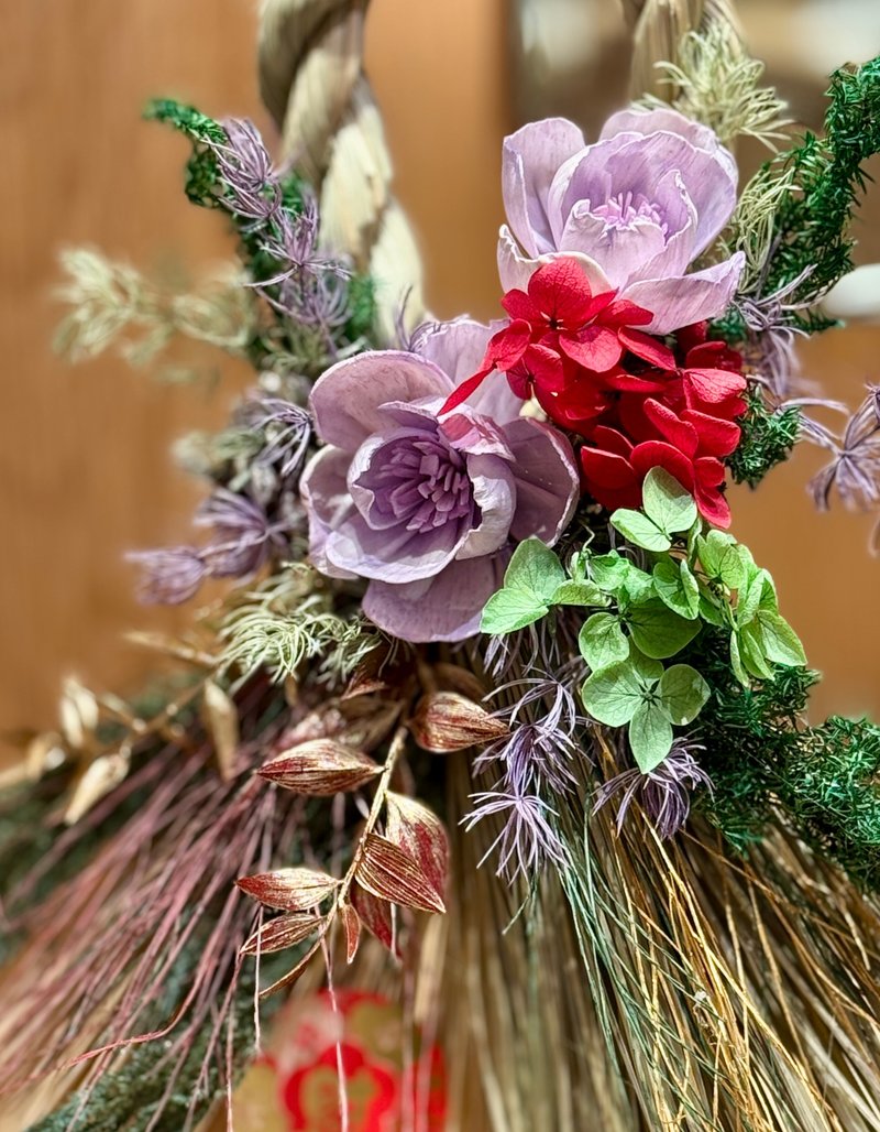 2026新品/全台独家/栀子花注连绳/日式注连绳/香氛注连绳 - 干燥花/捧花 - 植物．花 