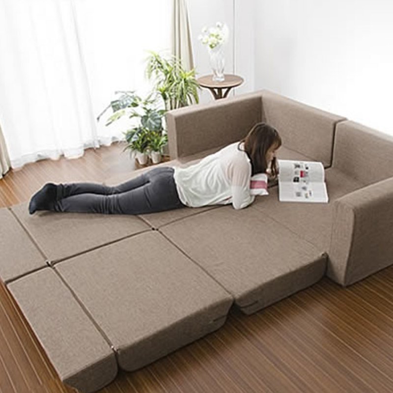 【CELLUTANE】沙发床A429-三人/双人/单人 日本授权贩售 - 椅子/沙发 - 棉．麻 卡其色