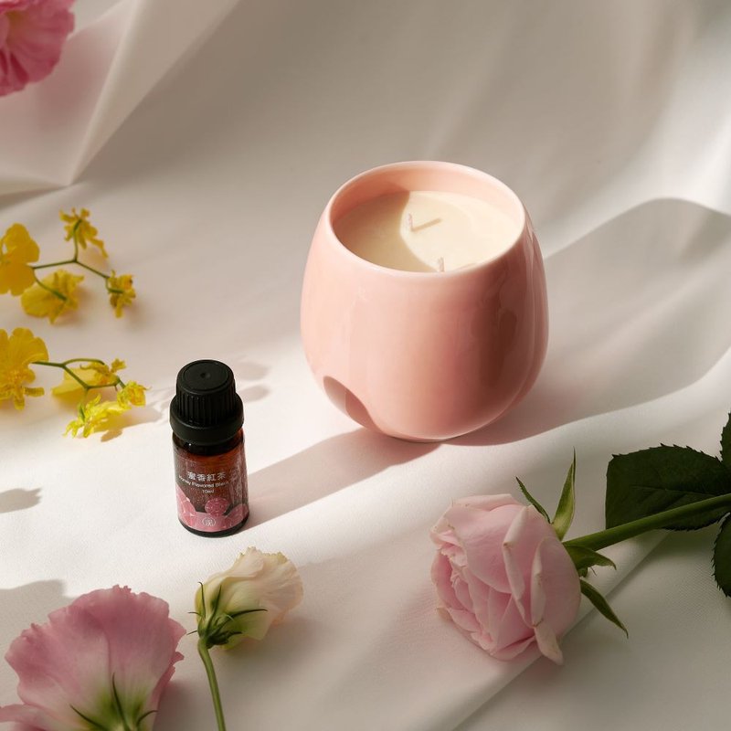 家香精装香氛礼盒 艺术家联名款 心动 - 蜡烛/烛台 - 瓷 粉红色