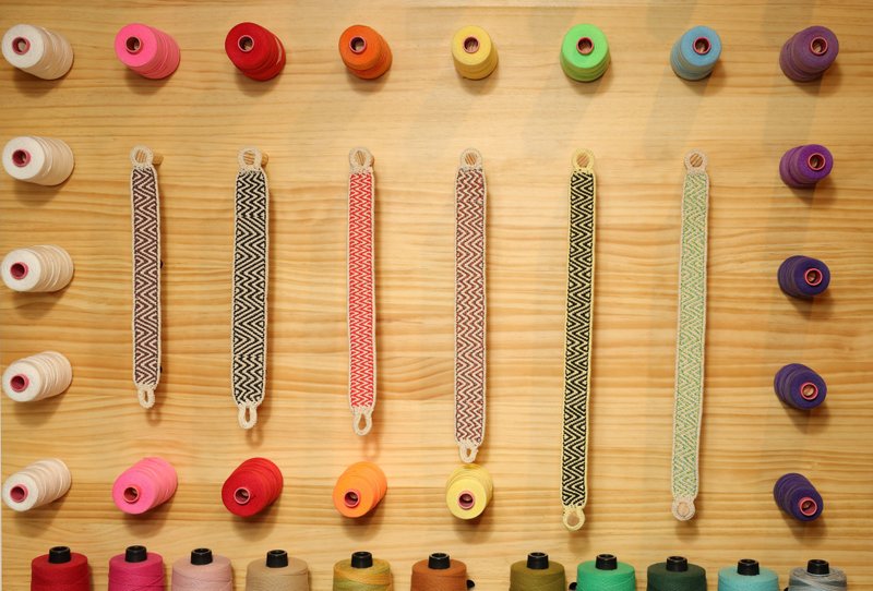 背起来系列(泰雅传统弓织肩背带) - 山形纹 - 其他 - 棉．麻 多色