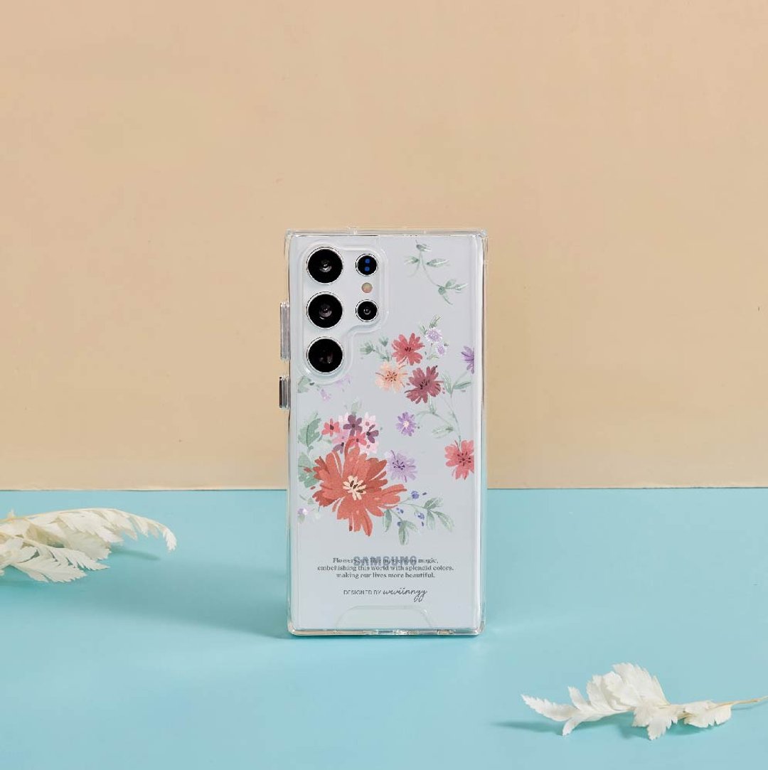 wwiinngg紫红琉璃防摔透明SAMSUNG手机壳 - 手机壳/手机套 - 塑料 多色