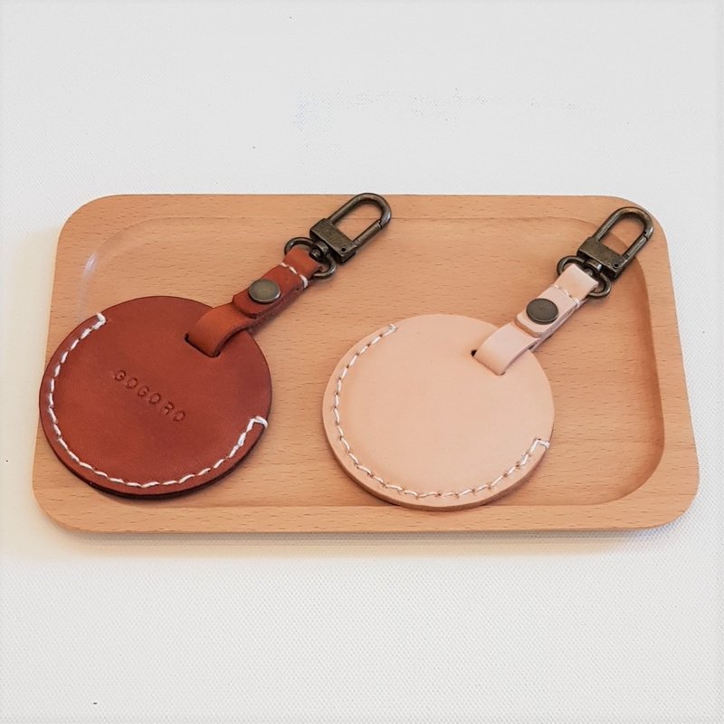 gogoro钥匙套_纯牛皮_素面_可打上英文名字 - 钥匙链/钥匙包 - 真皮 咖啡色