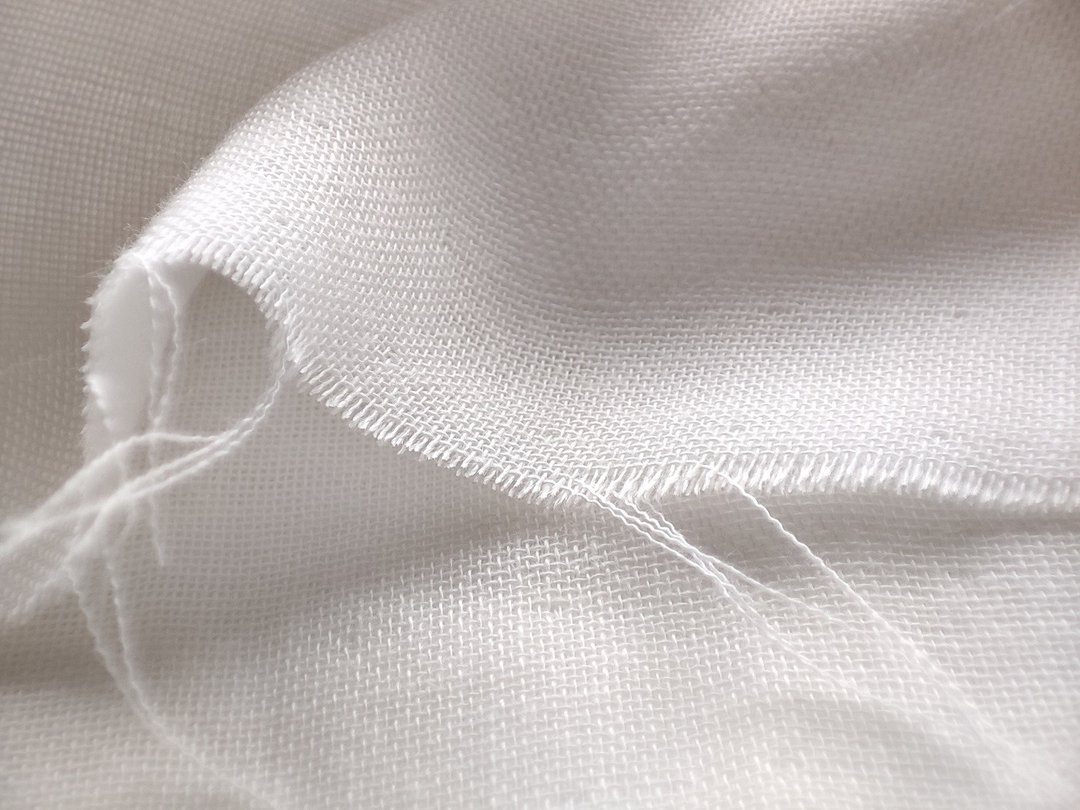 Pure life 100% Cotton 纯白 二重纱 双层布 - 编织/刺绣/羊毛毡/裁缝 - 棉．麻 白色