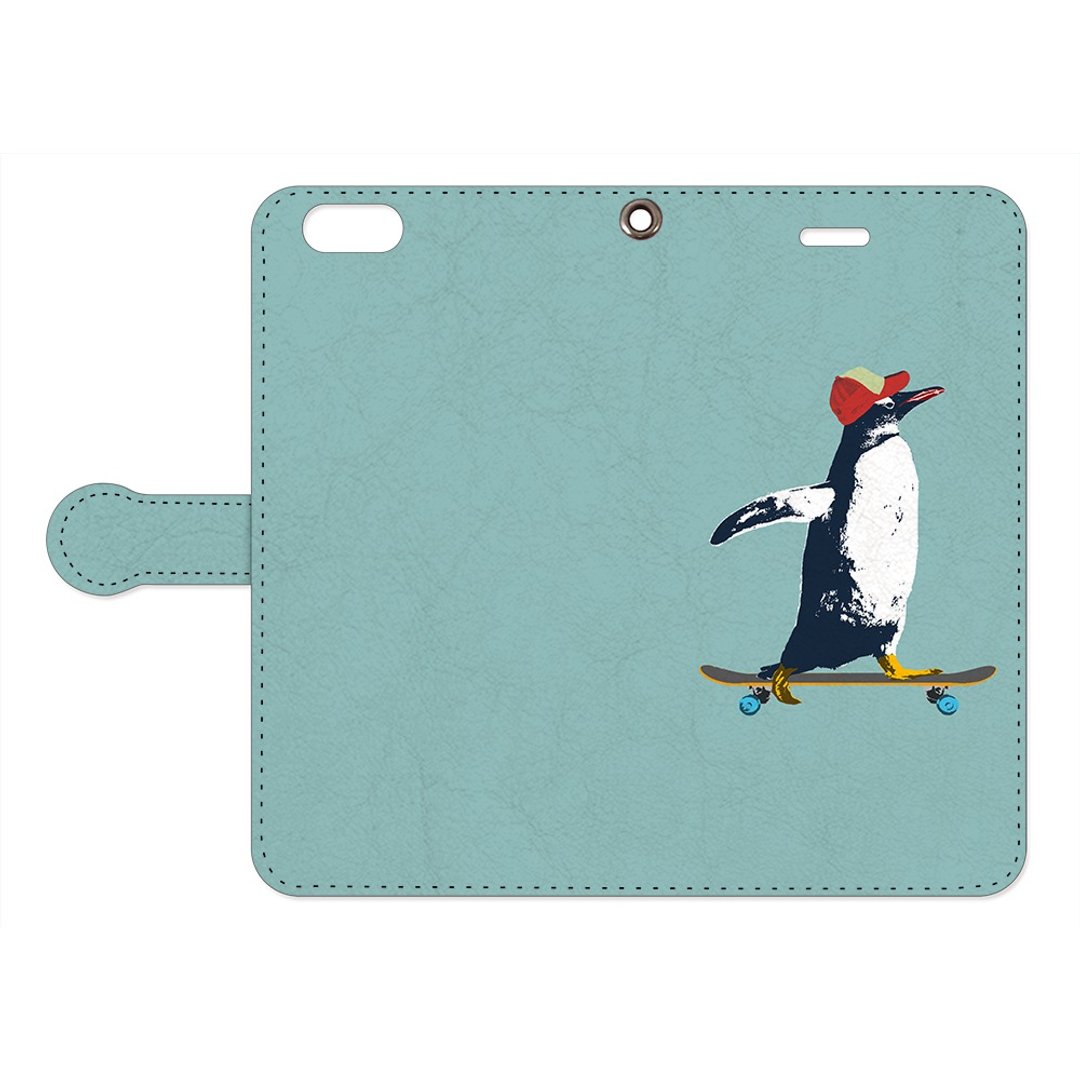 Notebook type iPhone case - 手机壳/手机套 - 真皮 蓝色