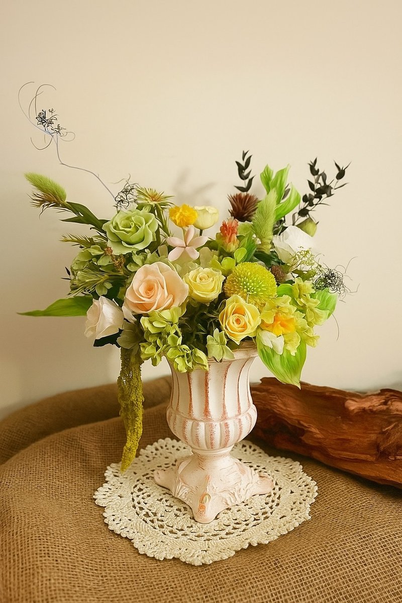 【花诉花艺】春光绽放永生花/开幕花礼/升迁花礼/祝贺花礼 永生花 - 干燥花/捧花 - 植物．花 多色