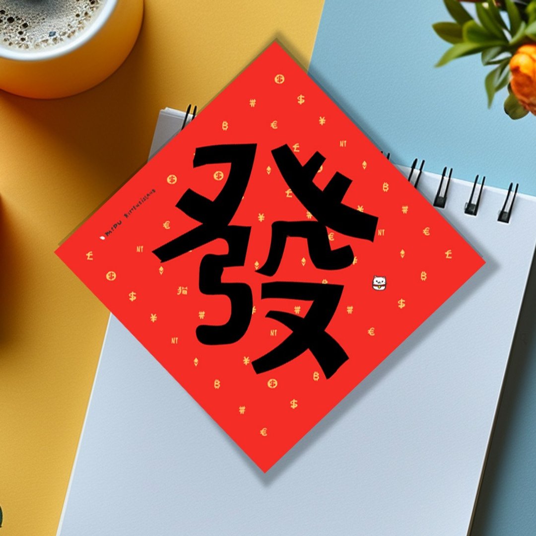 创意斗方/发/原创设计/挥春/猫咪 - 红包/春联 - 纸 