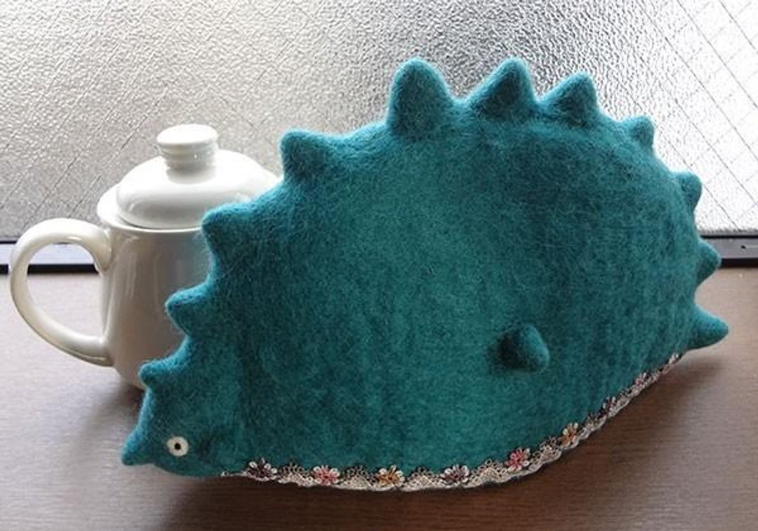 Wool felt dinosaurs Tycoze CS0114 - 其他 - 棉 绿色