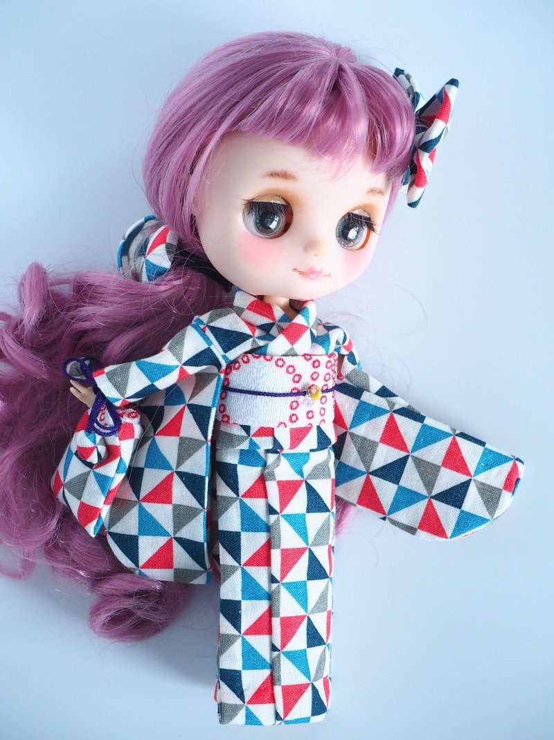 中模布莱斯的可爱浴衣 - 玩偶/公仔 - 棉．麻 多色