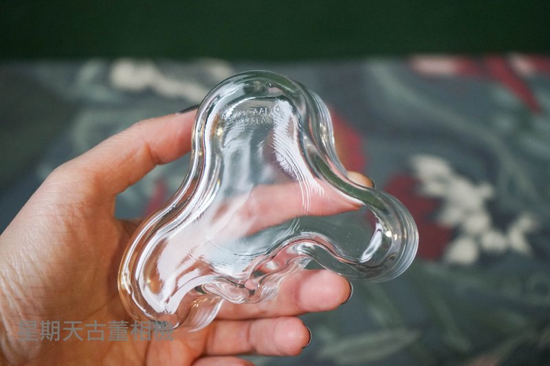 建筑师 礼品Iittala 绝版品 Aalto malja 系列 湖泊造型小盘malja - 摆饰 - 其他材质 透明