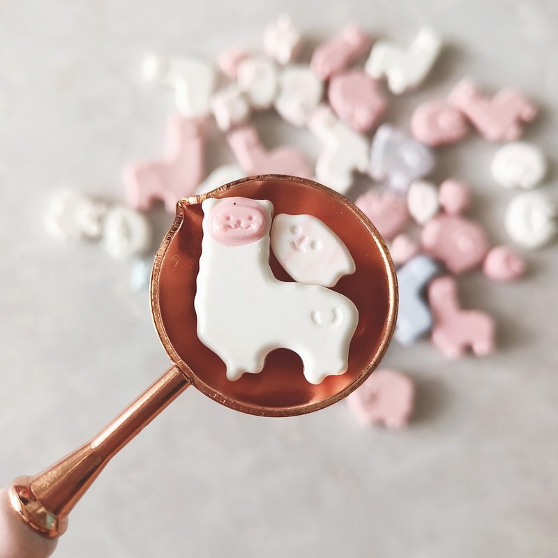 手工草泥马火漆封蜡蜡粒 火漆蜡粒 Handmade Sealing Wax Beads - 其他 - 蜡 