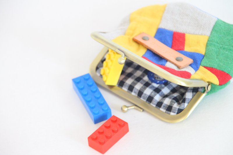 A coin purse  Irregular patchwork  scenery - 零钱包 - 棉．麻 多色